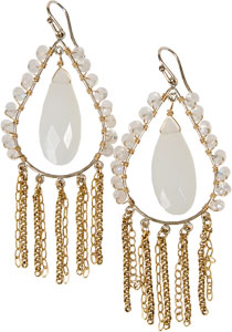 Moonstone Fringe Earrings